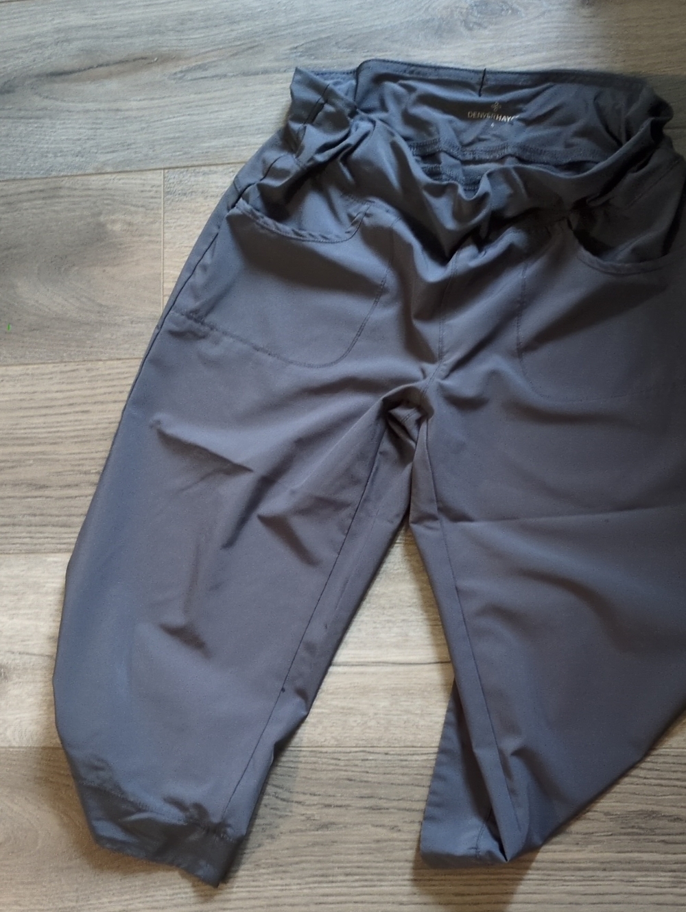 Denver Hayes Dark Gray Capri Jogger Pants
